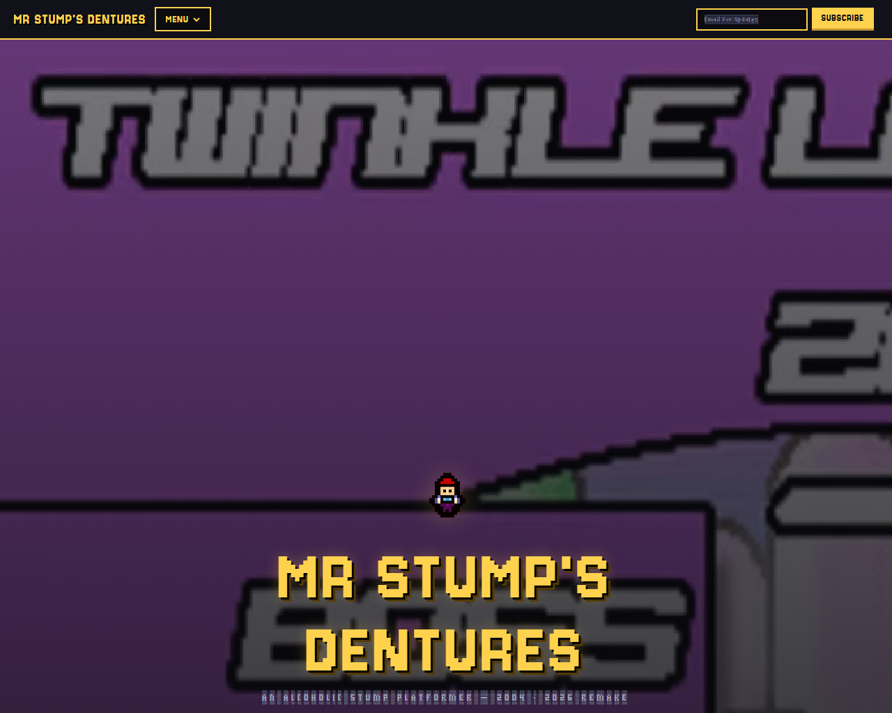 Mr Stump's Dentures website screenshot
